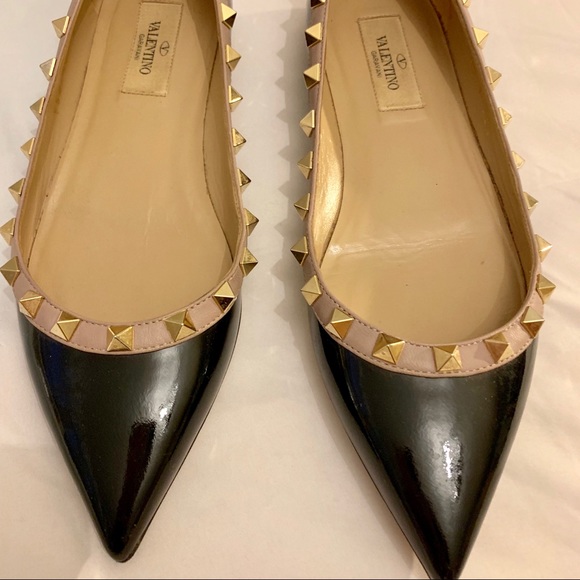 Valentino Rockstud Ballerina Flat - Picture 3 of 6